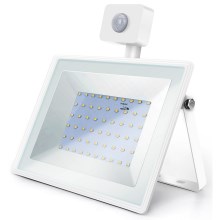 Aigostar - LED Reflektor érzékelővel LED/50W/230V 4000K IP65 fehér