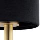 Argon 8031 - Asztali lámpa ABRUZZO 1xE14/7W/230V sárgaréz/fekete