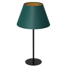 Asztali lámpa ARDEN 1xE27/60W/230V á. 30 cm zöld/arany
