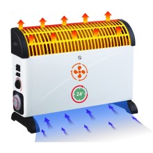 Brilagi - Elektromos konvektoros fűtőtest 750/1250/2000W időzítő/termosztát