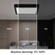 Brilagi - LED Dimmelhető fürdőszobai lámpa FRAME SMART LED/24W/230V 3000-6000K IP44 fekete + távirányítás