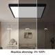 Brilagi - LED Dimmelhető fürdőszobai lámpa FRAME SMART LED/50W/230V 3000-6000K IP44 fekete + távirányítás