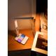 Brilagi - LED Dimmelhető asztali lámpa vezeték nélküli töltéssel QI és USB-vel REGINA LED/8,5W/230V fehér