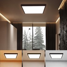 Brilagi - LED Fürdőszobai mennyezeti lámpa FRAME LED/50W/230V 3000/4000/6000K IP44 fekete