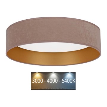 Brilagi - LED Mennyezeti lámpa VELVET LED/24W/230V 3000/4000/6400K bézs/arany
