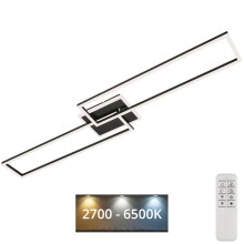 Brilo - LED Dimmelhető felületre szerelhető csillár FRAME 2xLED/20W/230V 2700-6500K + távirányítás