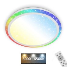 Brilo - RGBW Dimmelhető mennyezeti lámpa STARRY SKY LED/24W/230V 3000-6500K + távirányítás