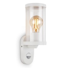 Briloner 3628-016 - Kültéri fali lámpa érzékelővel 1xE27/12W/230V IP44 fehér