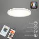 Briloner 7058-016 - LED Dimmelhető lámpa SLIM LED/18W/230V 2700-6500K Wi-Fi Tuya + távirányítás