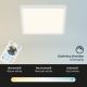 Briloner 7081-016 - LED Dimmelhető mennyezeti lámpa SLIM LED/18W/230V 2700-6500K + távirányító