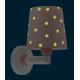Dalber 82219S - Gyermek fali lámpa STAR LIGHT 1xE27/60W/230V rózsaszín