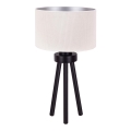 Duolla - Asztali lámpa LYON 1xE27/15W/230V krém
