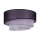 Duolla - Mennyezeti lámpa TRIO 1xE27/15W/230V á. 45 cm fekete/rózsaszín/ezüst