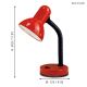 Eglo - asztali lámpa 1xE27/40W piros
