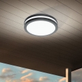 Eglo - LED Dimmelhető fürdőszobai mennyezeti lámpa LOCANA-C LED/14W/230V antracit Bluetooth IP44