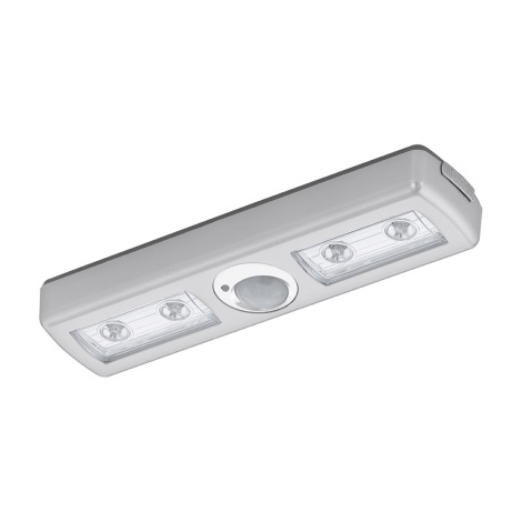 Eglo - LED szenzoros kültéri fali lámpa 4xLED/3xAAA