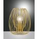 Fabas Luce 3677-34-225 - Asztali lámpa CAMP 1xE27/40W/230V arany