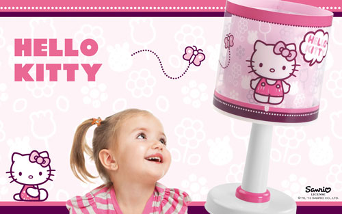 Dětská stolní lampa s motivem Hello Kitty