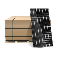 Fotovoltaikus napelem LEAPTON 410Wp fekete keret IP68 Half Cut - raklap 36 db