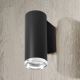 Fürdőszobai fali spotlámpa TURYN 1xGU10/10W/230V IP44 fekete