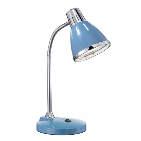 Ideal Lux - Asztali lámpa 1xE27/60W/230V kék