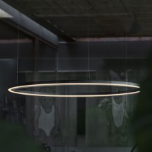 Ideal Lux - LED Csillár zsinóron ORACLE LED/89W/230V fekete