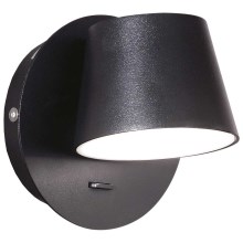 Ideal Lux - LED Fali lámpa GIM LED/6W/230V fekete