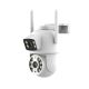 Immax NEO 07783L - Intelligens kültéri kamera érzékelővel DOUBLE 355° P/T 2x2MP IP65 Wi-Fi Tuya