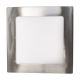 LED fal lámpa 1xLED/18W/230V Ezüst/Meleg fehér