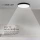 LED Fürdőszobai mennyezeti lámpa LED/18W/230V 4000K IP44 fekete