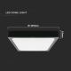 LED Fürdőszobai mennyezeti lámpa LED/24W/230V 4000K IP44 fekete