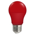 LED Izzó A50 E27/4,9W/230V piros