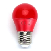 LED Izzó G45 E27/4W/230V piros - Aigostar