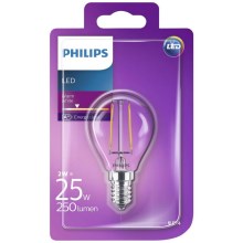 LED Izzó Philips VINTAGE E14/2W/230V 2700K