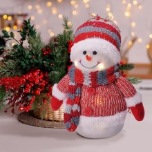 LED Karácsonyi dekoráció LED/3xAA hóember