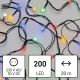LED Karácsonyi kültéri lánc 200xLED/25m IP44 többszínű