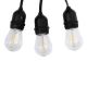 LED Kültéri dekoratív lánc 5,6m 10xE27/0,6W/36V IP44