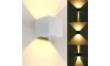 LED Kültéri fali lámpa KREON 2xLED/3W/230V IP54 4000K fehér