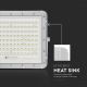 LED Kültéri napalemes reflektor LED/20W/3,2V 6400K fehér IP65 + távirányítás
