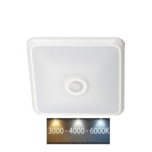 LED Mennyezeti lámpa érzékelővel LED/12W/230V 3000/4000/6000K fehér