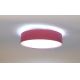 LED Mennyezeti lámpa GALAXY LED/24W/230V rózsaszín/arany
