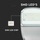 LED Dimmelhető napelemes utcai lámpa SAMSUNG CHIP LED/50W/6,4V 4000K IP65 + távirányítás