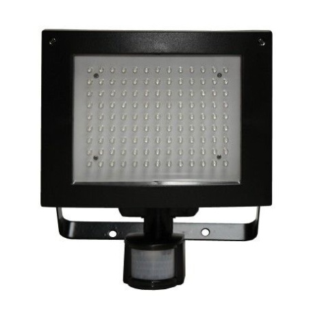 LED reflektor  PIR érzékelővel  T274 117xLED/9W fekete IP44
