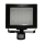 LED reflektor  PIR érzékelővel  T274 117xLED/9W fekete IP44