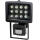 LED Reflektor  PIR érzékelővel T301 12xLED/12W/230V fekete