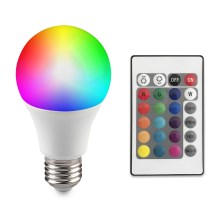 LED RGB Szabályozható Izzó E27/6W/230V 3000K