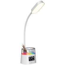 LED RGBW Dimmelhető asztali lámpa ceruzatartóval FALCON LED/10W/5V
