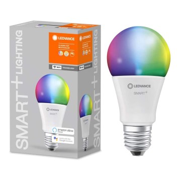 LED RGBW Dimmelhető izzó SMART+ E27/9W/230V 2700K-6500K Wi-Fi - Ledvance