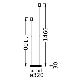Ledvance - Állvány lámpához DECOR STICK 2xE27/40W/230V antracit