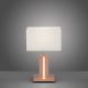Leuchten Direkt 11421-78 - LED Dimmelhető asztali lámpa AMANDA 1xE27/40W/230V + 1xLED/5W